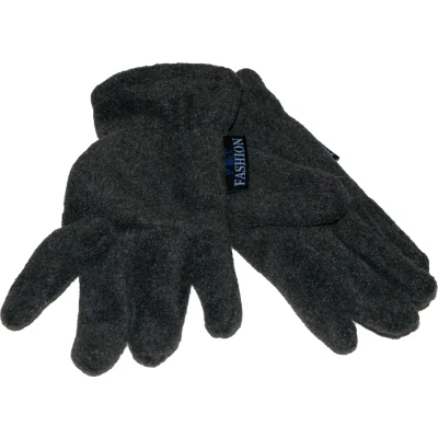 Afbeelding van P&amp;T Handschoenen Kinderen Micro Fleece Donker Grijs 10 12j