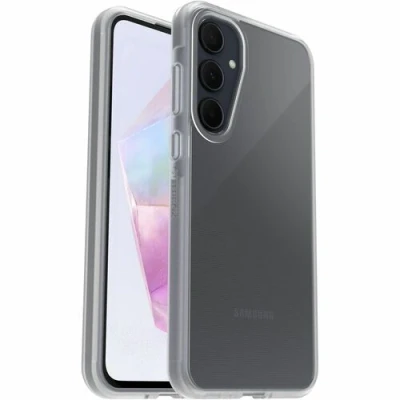 Afbeelding van OtterBox Sleek Series hoesje voor Samsung Galaxy A35 5G, schokbestendig, valbestendig, ultradun, beschermende, getest volgens militaire standaard, Transparant Zonder Verpakking
