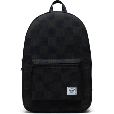 Afbeelding van Herschel Vrije tijd Rugzak Settlement Backpack 23L Black Checkered Textile Groene