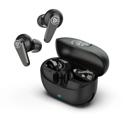 Afbeelding van JLAB Go Pods ANC Oortjes Draadloos 26 Uur Speeltijd Draadloze Oordopjes Bluetooth Multipoint Hybrid Active Noise Cancelling Aanpasbare Equalizer Instellingen EQ4 Fast Charging Case Met Ingebouwde Oplaadkabel Zwart
