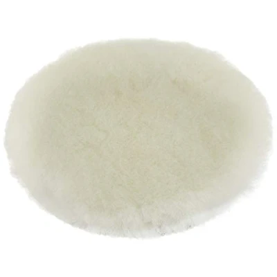 Afbeelding van ALCLEAR Premium lamsvel pad 150 mm, naturel, schuurt en polijst autolak, verwijderingsdikte 9/10