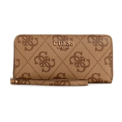 Afbeelding van Guess Eliette LOGO Portemonnee latte, Dames, Maat: One Size, Latte
