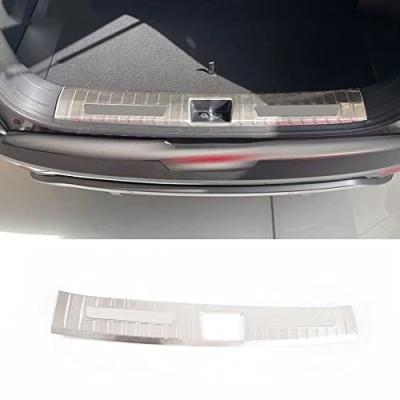 Afbeelding van Auto Rvs Achterbumper Protector Strips, voor Hyundai Tucson NX4 2021 2023 Kofferbak Sill Anti Scuff Scratch Trim Accessoires:,Silver Style