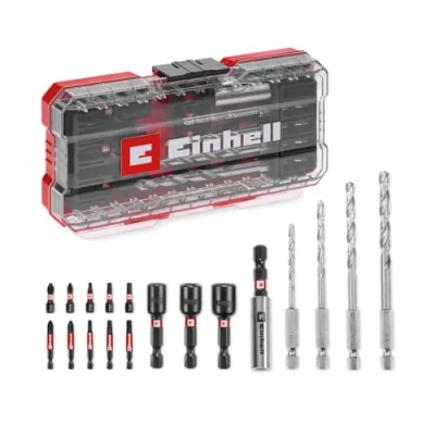 Afbeelding van Einhell 108709 Dopsleutel bitinzetset 1/4 (6.3 mm) 18 delig