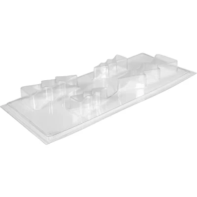 Afbeelding van RAYHER HOBBY 36062000 gietvorm, 4 dennenbomen, Pet, beton gietvormen, ideaal voor het uitgieten met creatief beton, Raysin gietpoeder, was, zeep, transparant, 8 16 cm, 4,5 x 2,1 0,3 cm diep