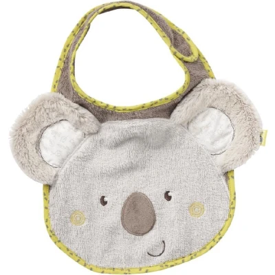 Afbeelding van Fehn 064216 Lätzchen Koala Kuschelweicher Babylatz mit Tiermotiv, Klettverschluss, für Babys und Kleinkinder ab 0+ Monaten