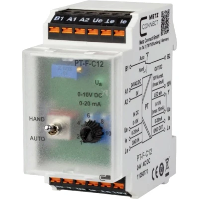 Afbeelding van Metz Connect PT F C12 24 V AC/DC 11050170 Signaalomvormer 1 stuk(s)