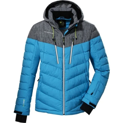 Afbeelding van Killtec heren ski jas 38713 sky blue/antraciet melange maat XL