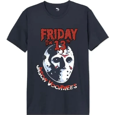 Afbeelding van Friday the 13th UXFRIDMTS001 T shirt, marineblauw, XS heren, Marine,
