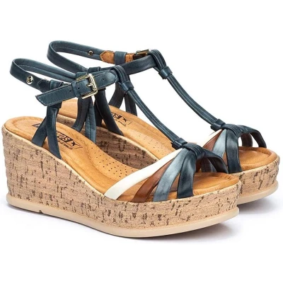 Afbeelding van Pikolinos w2f 1551C1 dames sandaal blauw maat 40 (EU) 6.5 (UK)