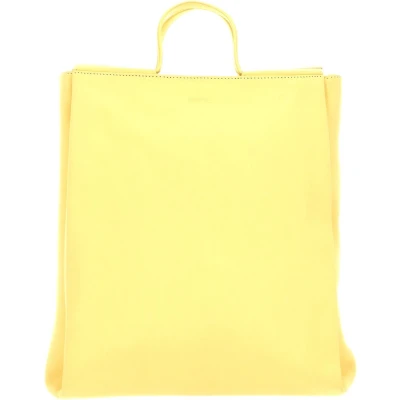 Afbeelding van BREE Leren Vrije tijd Rugzak met laptopvak Pure 15 Backpack Citrus Lichtgeel