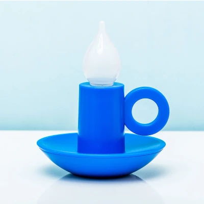 Afbeelding van Oplaadbaar Kandelaar Lampje Blauw van Bitten
