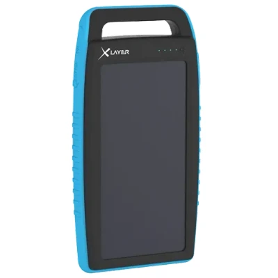 Afbeelding van XLayer Solar Powerbank 15.000mAh Zwart