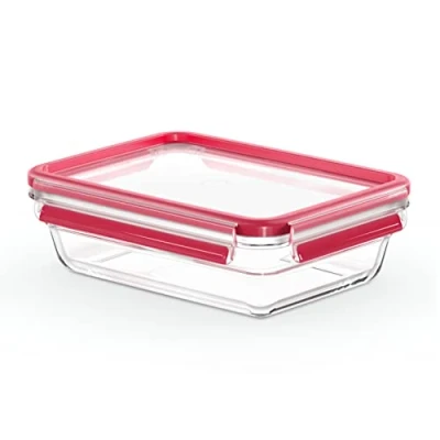 Afbeelding van EMSA CLIP &amp; CLOSE N10409, Doos, Rechthoekig, 1,1 l, Transparant, Glas, 420 C