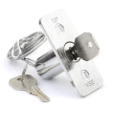 Afbeelding van Genie GEN37374R Universele noodontgrendelingsset voor garagedeur, eenheidsmaat, metallic