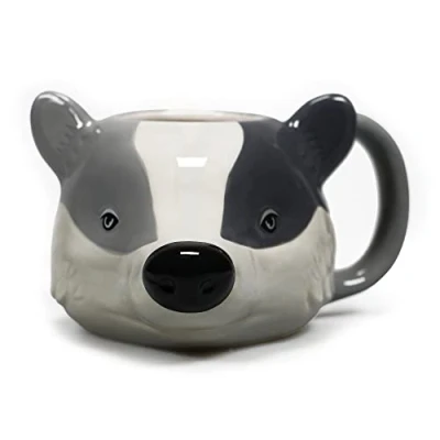 Afbeelding van Half Moon Bay Harry Potter Mok/beker 3D Hufflepuff Badger Multicolours