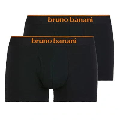 Afbeelding van Bruno Banani 2ER PACK Onderbroeken, Heren, Maat: Small, Schwarz