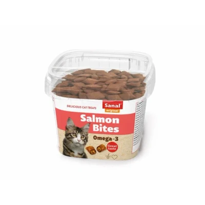 Afbeelding van Sanal Cat Salmon Bites Cup 75 GR