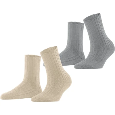 Afbeelding van Esprit 2 PACK Sokken, Dames, Maat: 39 42, Creme grey