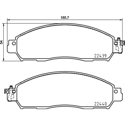 Afbeelding van Brembo Remblokset P 56 120E