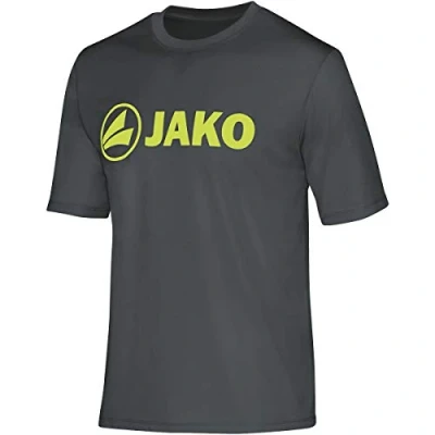 Afbeelding van JAKO Functionele Shirtpromo, Uniseks Kind, Antraciet/Lime, 164