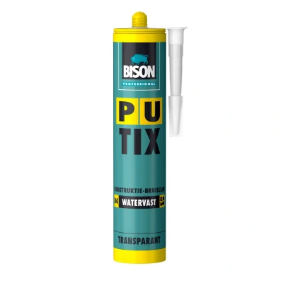 Afbeelding van Bison Prof Pu Tix Transparant D4 Crt 340G*12 Nl 1388821