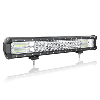 Afbeelding van AUXTINGS 20 inch 288 W drierijige LED werklamp bar auto schijnwerper offroad 6000K impregneren IP67 werklicht 12V 24V