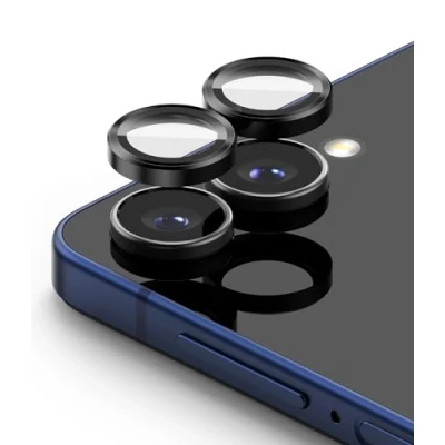 Afbeelding van Ringke Camera Lens Frame Glass Compatibel met [Samsung Galaxy Z Flip 7] Cameralens Beschermer Krasbestendig HD Helder 9H Gehard Glas Aluminium Individuele Ring Cover 2 Stuks