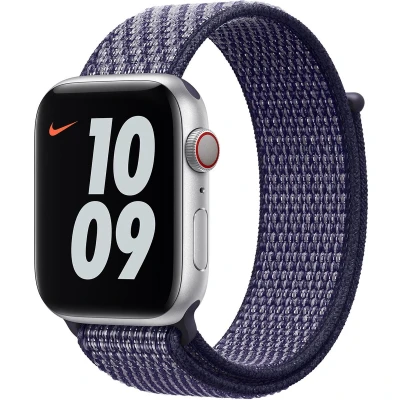 Afbeelding van Apple origineel Nike Sport Loop Watch 42mm / 44mm 45mm 49mm Purple Pulse MGQK3ZM/A