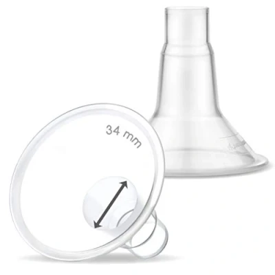 Afbeelding van Maymom 34 mm extra groot borstschild compatibel met Medela borstkolven. 2ct/pk