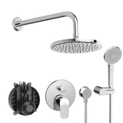 Afbeelding van Ideal Standard Ceraflex doucheset met dispenseraansluiting, verchroomd