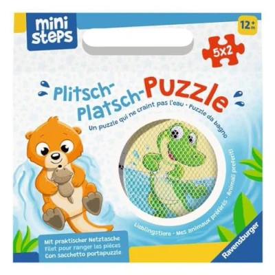 Afbeelding van Ravensburger ministeps® Plitsch Platsch Puzzel favoriete dieren