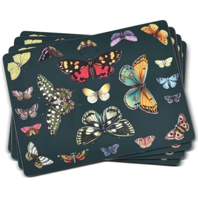 Afbeelding van Portmeirion Home &amp; Gifts Set van 4 grote placemats, veelkleurig, 40,1 x 29,8cm