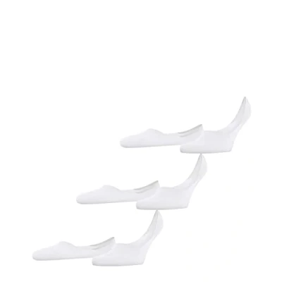 Afbeelding van Falke STEP Medium CUT 3PACK Invisibles Everyday Casual Enkelsokken white, Heren, Maat: 47 50, White