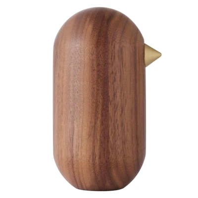 Afbeelding van Beeld Normann Copenhagen Little Bird 10 cm Walnut