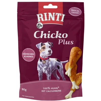 Afbeelding van Rinti Extra Chicko Plus 12x80g Hänchenschenkel