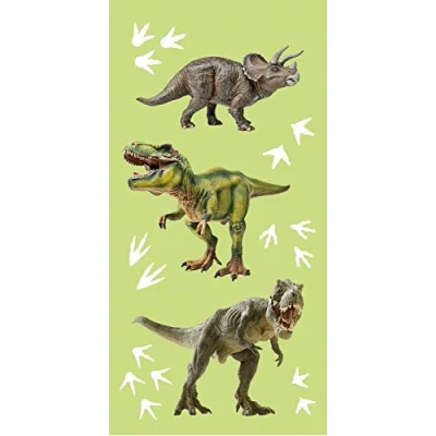 Afbeelding van BrandMac ApS Dinosaurus T Rex handdoek 70x140 cm katoen badhanddoek strandlaken Tyrannosarurus Dino