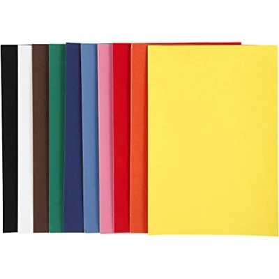 Afbeelding van Creativ Company Velour Papier Kleur A4, 10 Vellen