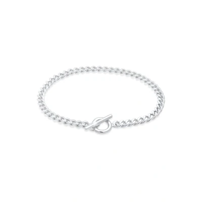Afbeelding van Elli Basic Trend Armband, Dames, Maat: 17, Silber