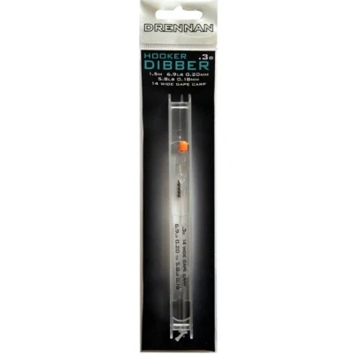 Afbeelding van Drennan Ready Crystal Dibber Rig Hooker (1.50m) Maat : dobber 0.4g 0.23mm 0.20mm haak 14 Wide Gape Carp