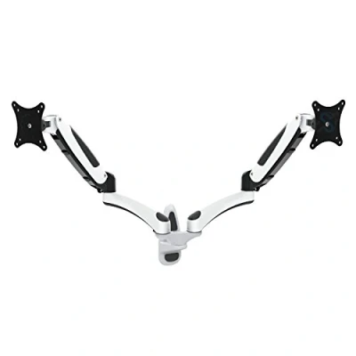 Afbeelding van HFTEK® GM124W Wit Dual Monitor Mount Houder Beugel voor Twee TV
