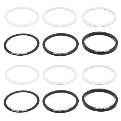 Afbeelding van eMagTech 12 stuks binnenlagerafdichting fietsslinger crankstel onderste afstandhouder sluitringen onderdelen straataccessoires voor BB86/91/92/BB30/PF30, 30 mm