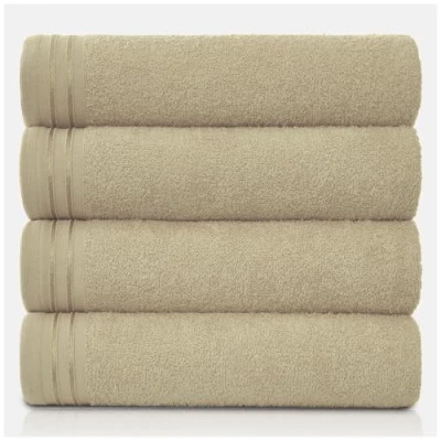 Afbeelding van GC GAVENO CAVAILIA grote handdoeken zeer absorberende Egyptische katoenen handdoekenset 4 pack extra zachte badhanddoek mokka sneldrogende badlakens 450 g/m² wasbare handdoeken, 75 x 135