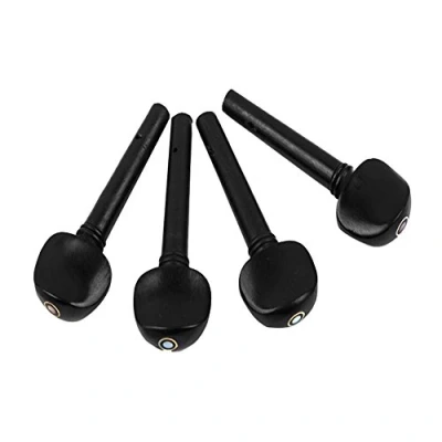 Afbeelding van 4 Stück Violine Tuning Pegs, Ebenholz Stimmwirbel Endpin Set für 4/4