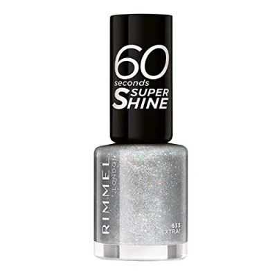 Afbeelding van Rimmel London 60 Seconds Nagellak Special Effect Glitter 33 Zilver