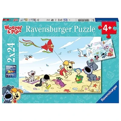 Afbeelding van Ravensburger Pip Zomer en Winter Legpuzzel 2x24 stuks