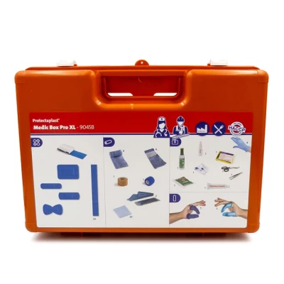 Afbeelding van Protectaplast Ehbo koffer Medic Box Pro Xl, Inhoud Tot 20 Personen Verbandtrommel
