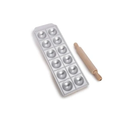 Afbeelding van Ravioli plaat voor 12 vierkant gewelfd ravioli&#039;s Matfer