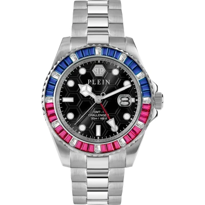 Afbeelding van Philipp Plein PWPZA0124 GMT I Challenger Baguettes horloge
