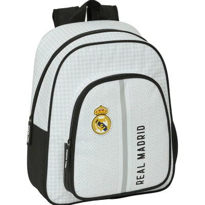 Afbeelding van Schoolrugzak Real Madrid C.F. 24/25 Wit Grijs 28 x 34 10 cm